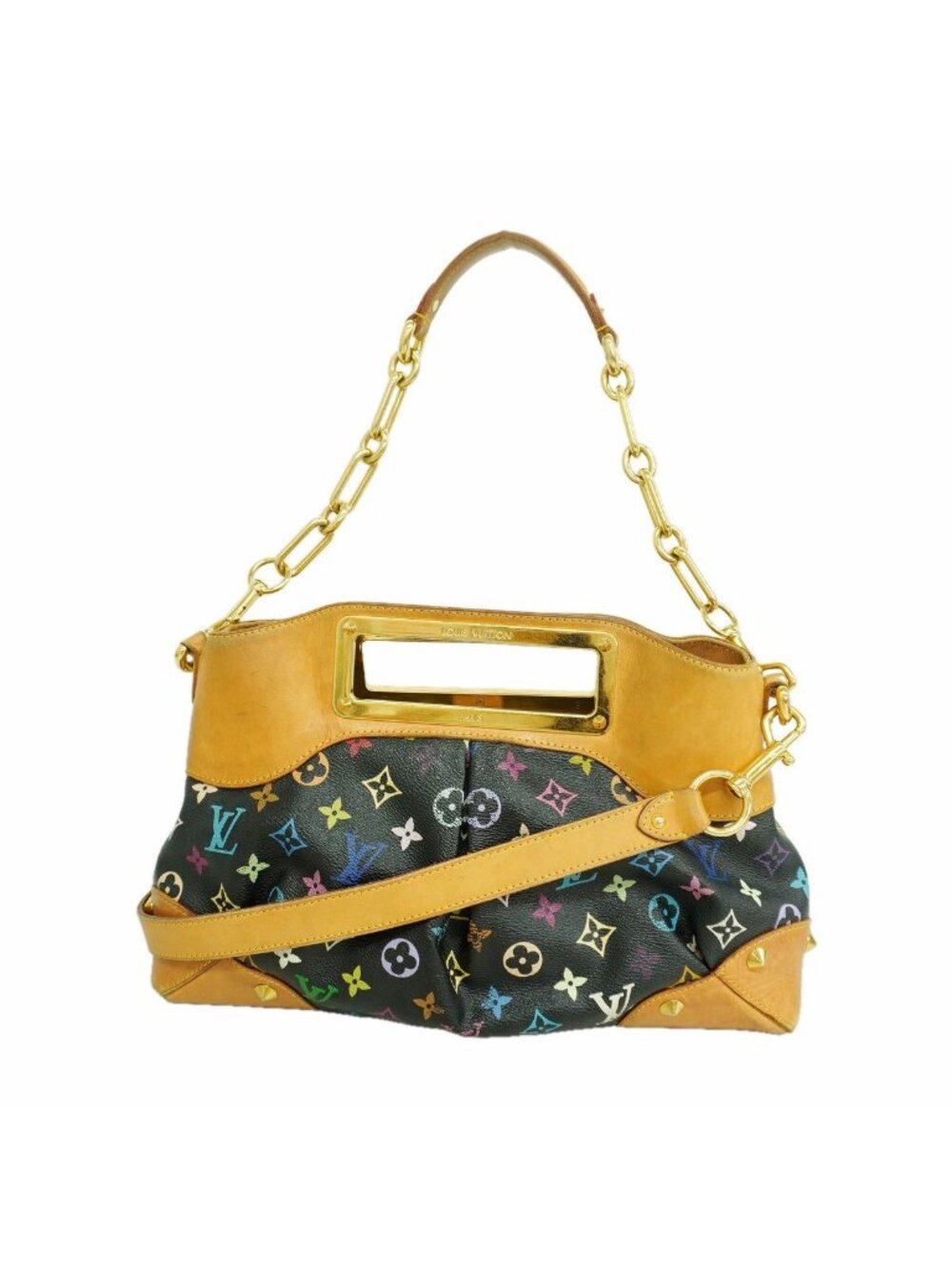 Louis Vuitton Handbag Monogram Multicolor Judy GM Noir 2-Way Bag